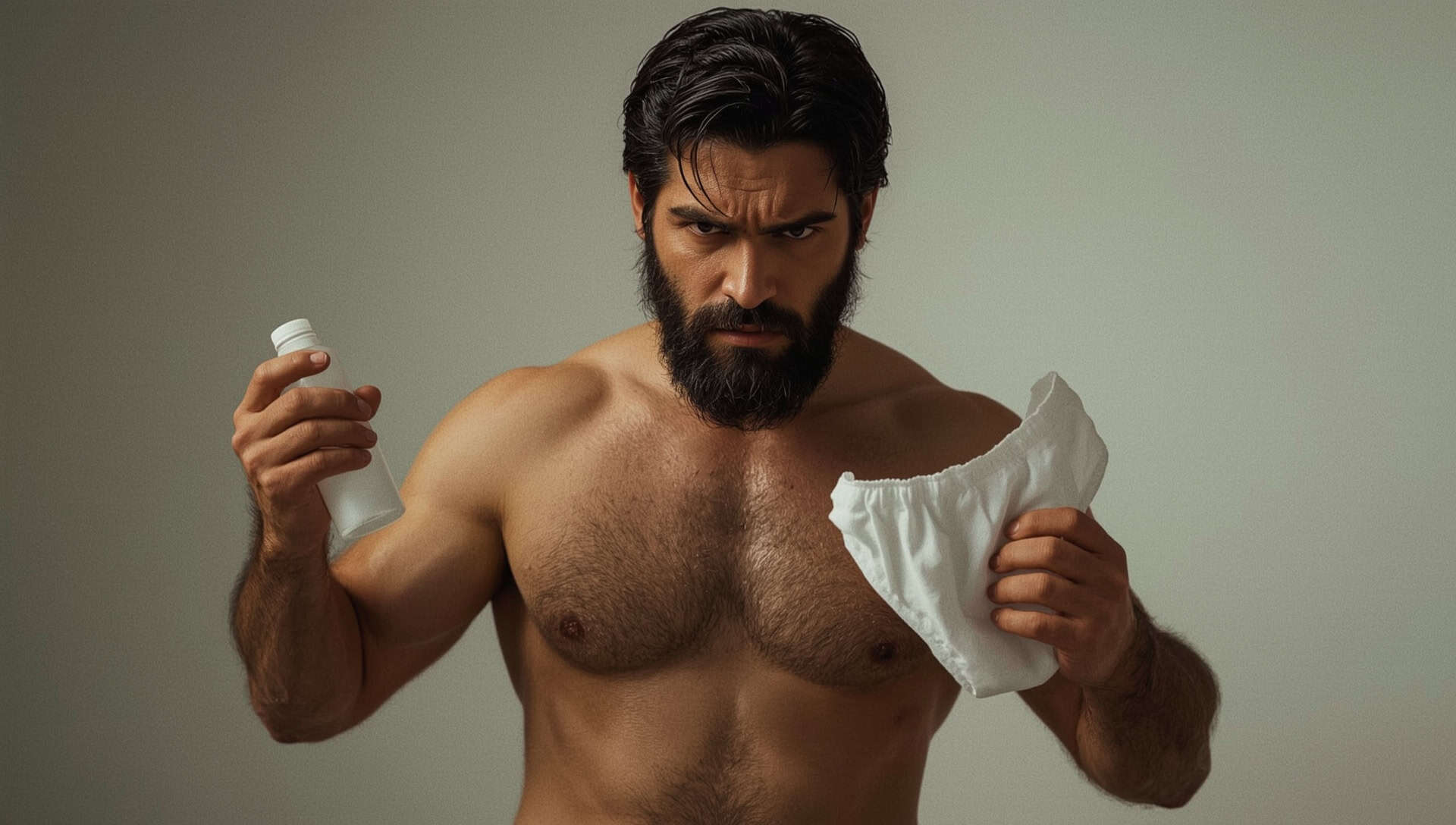 How to change diapers for dads guide hero image showing confident muscular father