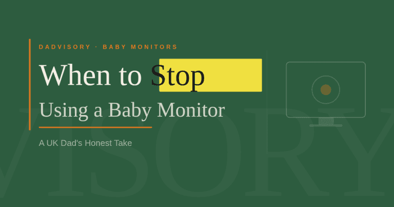 When to stop using a baby monitor — a UK dad's honest take on knowing the right age to stop