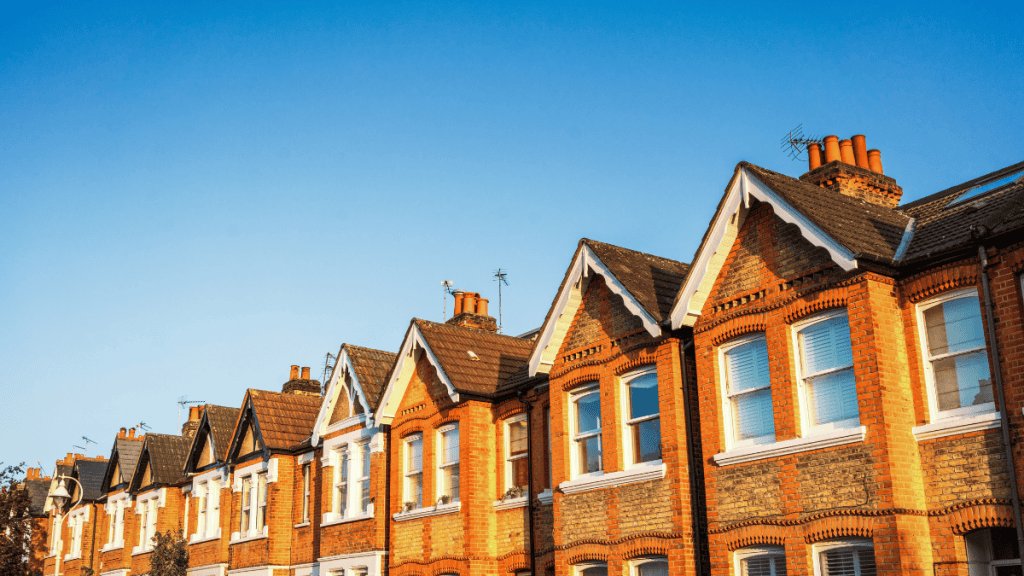 Victorian terraced houses UK — solid brick walls that block WiFi signals